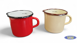 Kubek emaliowany z dzióbkiem 0,5 L 