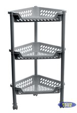 Regał narożny plastikowy