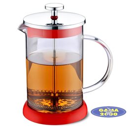Zaparzacz do kawy i herbaty 800 ml czerwony