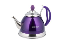 Imbryk z sitkiem do zaparzania fioletowy