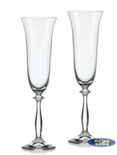 Komplet kieliszków do szampana ANGELA 