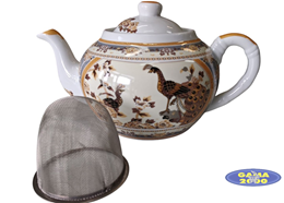 Dzbanek PAWIE brązowy