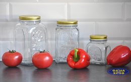 Słoik kwadratowy z zakrętką 1 L