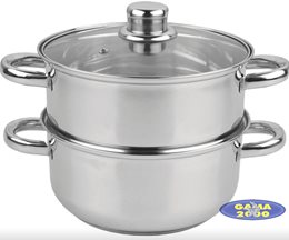 Garnek do gotowania na parze (1 sito) 22 cm