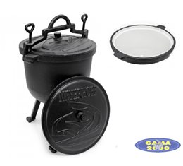 Kociołek żeliwny 8 L (emaliowany)