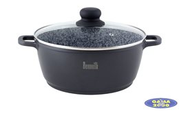 Garnek aluminiowy Berretti Granite 24 cm