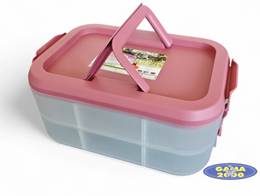 Pojemnik do przenoszenia ciasta 2 - piętrowy