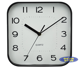 Zegar ścienny kwadratowy 22 x 22 cm