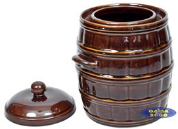 Beczka hermetyczna z kołnierzem  12 L