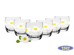 Komplet szklanek STOKROTKI