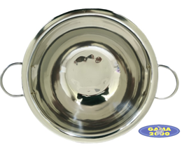 Waza nierdzewna 2,5 L z pokrywą