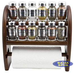 Półka na 12 przyprawników + ręcznik papierowy