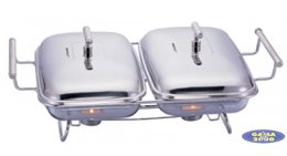 Naczynie szklane z podgrzewaczem 2 x 1,5 L